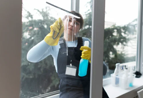 Nettoyage de vitres intérieures et extérieures à Saint-Aubin-des-Coudrais